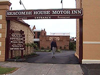 Motel entrance