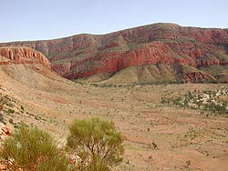 View towards Ormiston Gorge
